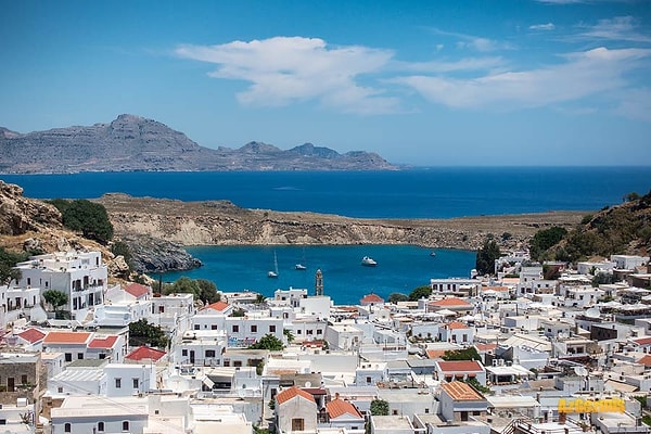 Yunanistan’ın Rodos adasında yaşanan olay sosyal medyada gündem oldu.