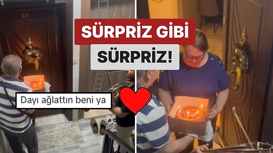 Romantik Amcadan Ağlatan Sürpriz: Eşinin Doğum Günü İçin Kapısında Serenat Yaptı