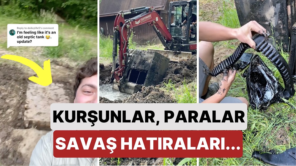 Sandıktan Çıkanlara İnanamadılar: Sosyal Medyada Bir Çift Evlerinin Arka Bahçelerinde Dev Bir Sandık Buldu