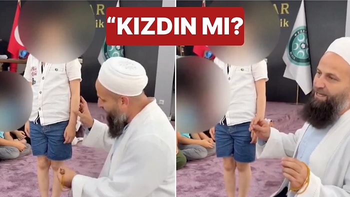 Sosyal Medyada Dini Eğitim Veren Bir Kişi Bir Çocuğun Giydiği Şortu Diğer Çocuklara Göstererek Eleştirdi