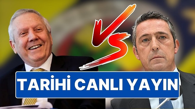 Aziz Yıldırım Tarihi Teklifi Kabul Etti: Ali Koç ve Aziz Yıldırım Canlı Yayına Çıkıyor