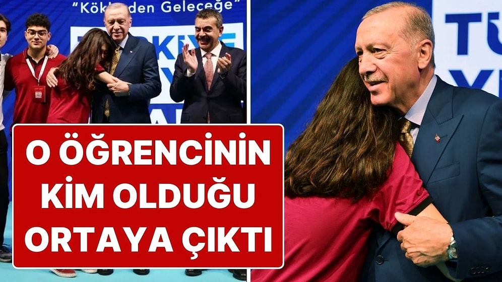 Cumhurbaşkanı Erdoğan'a Sarılan Öğrenci, Nihal-Bahar Candan’ın Kardeşi Çıktı!