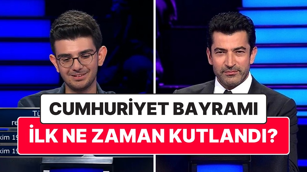 Kim Milyoner Olmak İster'de Sorulan Cumhuriyet Bayramı ile İlgili Yarışmacıya Zor Anlar Yaşattı!