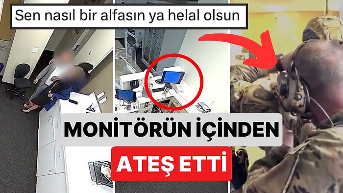 Swat Keskin Nişancısı, Bir Bankadaki İki Rehineyi Kurtarmak İçin Bir Bilgisayar Monitörünün İçinden Ateş Etti