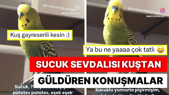 İştahlı Konuşmasıyla Bizleri de Acıktıran Maruş Kuştan Güldüren Anlar: “Sucuk Güzel Olurdu Dimi Annem?”