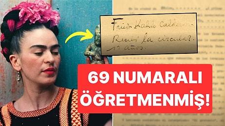 Acının ve Aşkın Kadını Frida Kahlo'nun Hiç Görmediğiniz Öğretmenlik Sözleşmesi