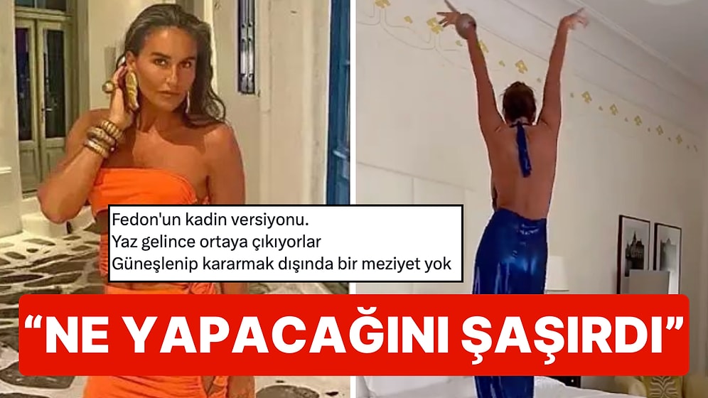 Eda Taşpınar'ın Yatağın Üstüne Çıkıp Sırtını Dönerek Dans Ettiği Anlar "Keşke Yüzünü de Görseydik" Dedirtti