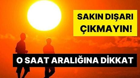 Prof. Dr. Tevfik Özlü, Güneş Çarpmalarına Karşı Uyardı: O Saat Aralığına Dikkat