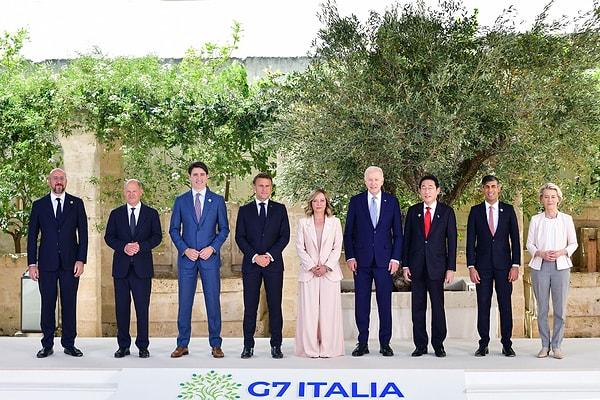 Almanya, ABD, İngiltere, İtalya, Fransa, Japonya ve Kanada’nın dahil olduğu G7 Birliği, bu yıl İtalya’da toplandı.
