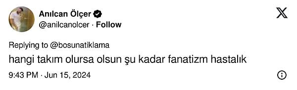 Koyu Galatasaray taraftarına sosyal medyadan gelen tepkiler şöyle: