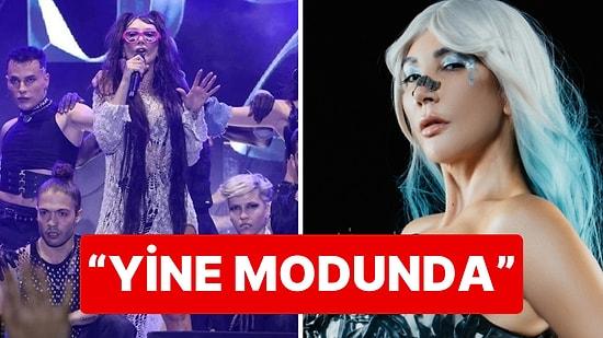Uluslararası Kiraz Festivali'nde Sahneye Çıkan Hande Yener'den Playback Yapan Şarkıcılara Gönderme!