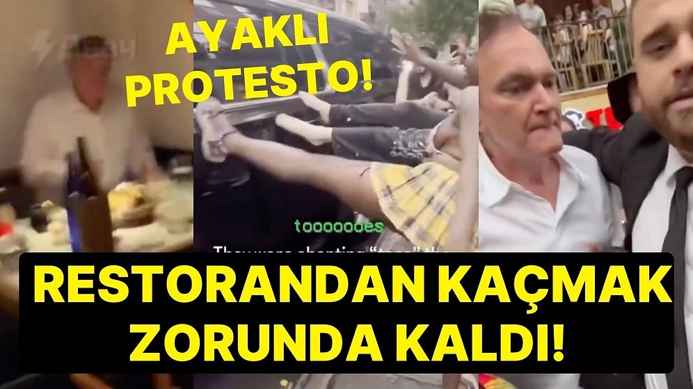 İsrail Askerine Moral Ziyareti Yapan Quentin Tarantino'ya Ayaklı Protesto! Restorandan Kaçmak Zorunda Kaldı