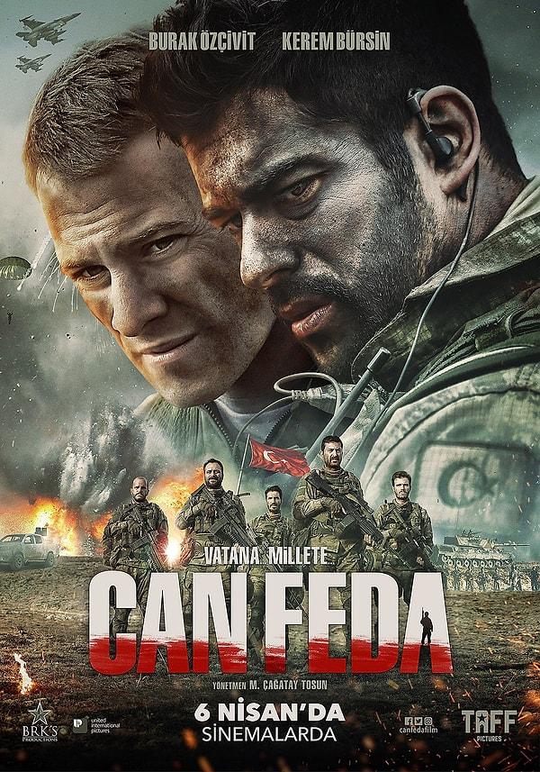'Can Feda' filmi 2018 yılında vizyona girmiş ve özellikle savaş-aksiyon filmlerini sevenlerin ilgisini toplamıştı.