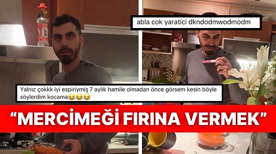 Hamilelik Haberini Verirken Yaratıcılığını Konuşturan Kadın O Anlarla Viral Oldu: “Mercimeği Fırına Vermek”