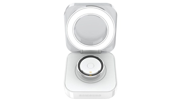 According to the shared images, the Galaxy Ring will come with a charging case similar to that of wireless earbuds. The modern design features a circular compartment to securely hold the ring.