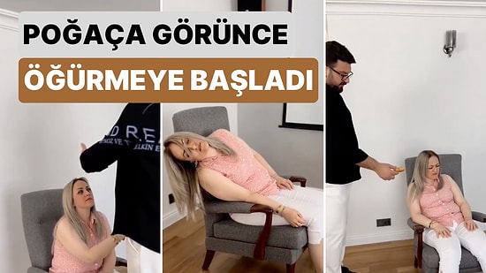 Hipnoz Tekniğiyle Zayıflamak İçin Hipnoz Seansına Giren Kadın Poğaçayı Görünce Öğürmeye Başladı