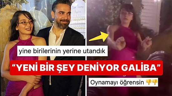 Eşi Kadir Doğulu'yla Beraber Düğüne Giden Neslihan Atagül'ün Tuhaf Dansı Fena Dile Düştü!