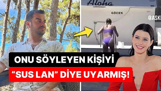 Beren Saat'in Denizden Çıkışını Görüntülerken "Beren'i Yerim" Dediği İddia Edilen Muhabirden Açıklama Geldi!