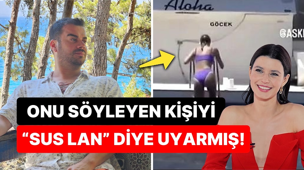 Beren Saat'in Denizden Çıkışını Görüntülerken "Beren'i Yerim" Dediği İddia Edilen Muhabirden Açıklama Geldi!