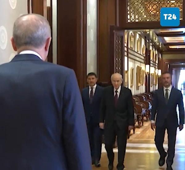 Cumhurbaşkanı Erdoğan, Devlet Bahçeli’yi kabul etti ve iki lider 1 saatlik görüşme gerçekleşti.