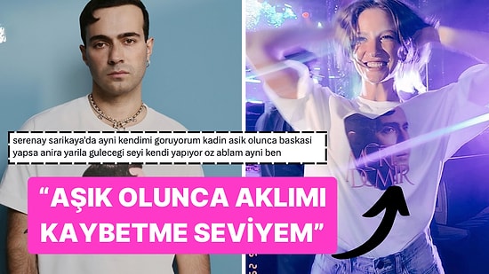 Ateşe Düşmeyi Bırakıp Ateşin Kendisi Olan Serenay Sarıkaya'nın Mert Demir Tişörtü Giymesi Dillere Fena Düştü!