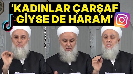 Fazlı Tonar Hoca Sosyal Medyada Fotoğraf Paylaşan Kadınları Günah İşlemekle Suçladı: 'Çarşaflı Olsa da Haram'