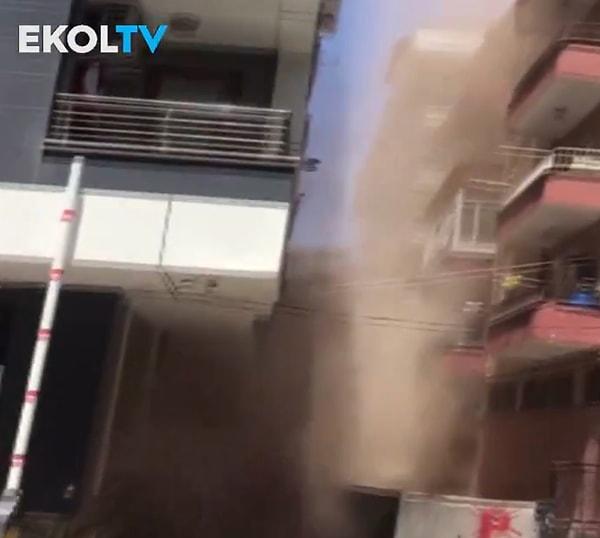 Ekol TV’de yer alan habere göre, yine Bahçelievler’de bu sefer başka bir mahallede bir binada çökme yaşandı.