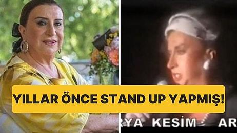 Usta Aktris Perran Kutman'ın Yıllar Önce Stand Up Yaptığı Görüntüler Ortaya Çıktı