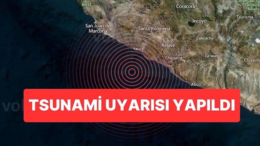 Güney Amerika Ülkesi Peru’da 7.0 Büyüklüğünde Deprem: Tsunami Uyarısı Yapıldı