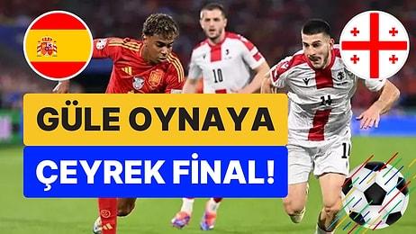 Rakip Almanya: Euro 2024'te Gürcistan'ı 1-0 Geriden Gelerek 4-1'le Geçen İspanya Güle Oynaya Çeyrek Finalde!