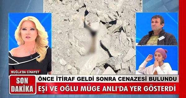 Bu durum üzerine aile, "Müge Anlı ile Tatlı Sert"e başvurdu. Şaban Ataş'ın bulunması için halka yardım çağrısı yapıldı. Ataş'ın eski eşi Emine Karabulut, boşanmalarına rağmen hala aynı evi paylaştıklarını ve cinayeti işlediğini itiraf etti.