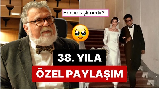 Yılların Eskitemediği Aşk: Celal Şengör Sosyal Medya Hesabından Eşi Oya Şengör'e İlanı Aşk Etti