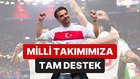 Türkiye- Avusturya Maçını Tribünlerden Seyreden Kenan Doğulu'dan ''Haydi Aslanlarım'' Paylaşımı