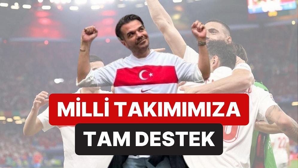 Türkiye- Avusturya Maçını Tribünlerden Seyreden Kenan Doğulu'dan ''Haydi Aslanlarım'' Paylaşımı