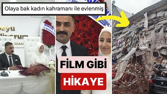 Film Gibi Hikaye: Kahramanmaraş'ta Enkaz Altında Kalan Kadın Kendisini Kurtaran İtfaiye Eriyle Evlendi