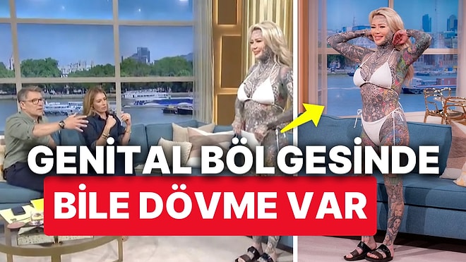 Sabah Programına Katıldı Cinsel Organındaki Dövme İtirafıyla Herkesi Hayrete Düşürdü 'Görmek İster misin?'