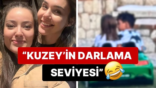 Yılın Buluşması Diyebilir miyiz? Pelin Akil'in Kızı ve Berfu Yenenler'in Oğlunun Akülü Araba Keyfi!
