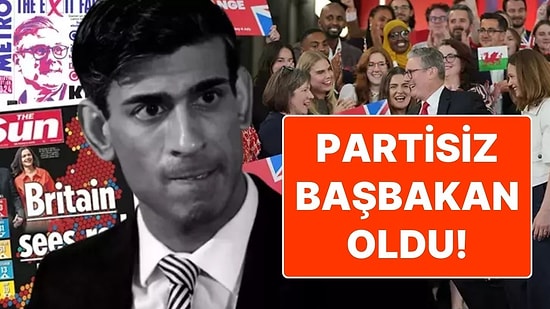 İngiltere’de Seçimleri Kaybeden Muhafazakar Parti’nin Lideri Rishi Sunak İstifa Etti