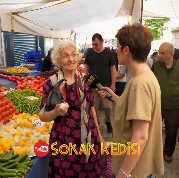 9.500 TL emekli maaşı aldığını söyleyen yaşlı kadın onkoloji hastası olduğu için sağlıklı beslenmesi gerektiğini ancak durumunun el vermediğini anlattı.