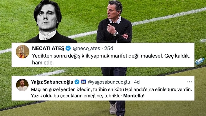 Türkiye - Hollanda Maçında Oyuncu Değiştirmekte Geciken Vincenzo Montella’ya Tepkiler