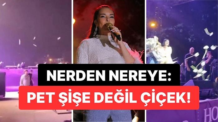 Van Konserinde Sahnesine Pet Şişeler Fırlatılan Şarkıcı Bengü'ye Edirne'de Çiçekler Yağdı!