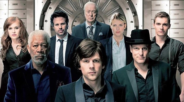 The first film, starring Jesse Eisenberg, Mark Ruffalo, and Woody Harrelson, told the story of a group of clever illusionists who specialized in giving away the money they stole from banks to their audience.