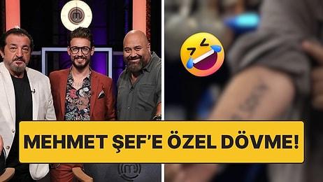 MasterChef All Star'da Somer Şef'in Mehmet Şef'e İthaf Ettiği Yeni Dövmesi Kahkaha Attırdı!