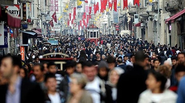 Türkiye 85 milyon 372 bin 377 kişilik nüfusuyla 194 ülke arasında 18. sırada yer alırken dünya toplam nüfusundan yüzde 1,1 pay aldı.