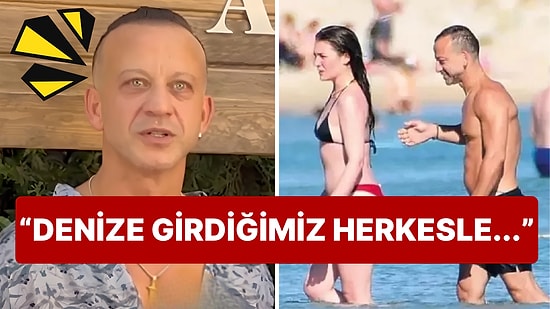 Rıza Kocaoğlu'nun Deniz Işın'la Denizdeki Görüntüleri Sorulunca Verdiği Şaşkın Tepki Kahkaha Attırdı!