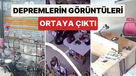 Afyonkarahisar'da Peş Peşe Meydana Gelen Üç Depremin Güvenlik Kamerası Görüntüleri Ortaya Çıktı