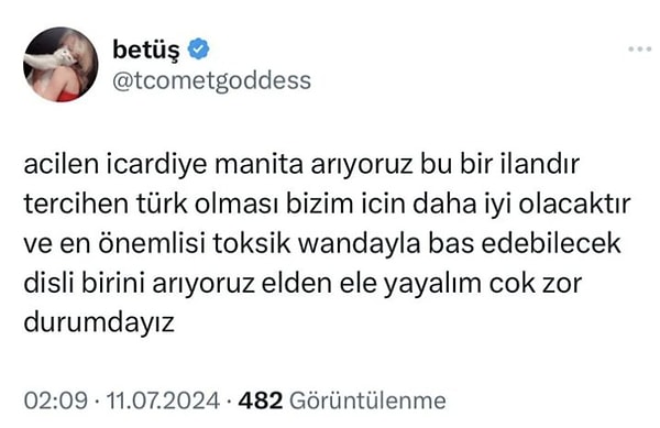 Boşanacakları kesinleşen çiftin açıklamasından sonra bir taraftarın Icardi'ye aday aradığı o tweet viral oldu.