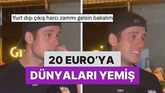 YouTuber Orkun Işıtmak Yunanistan'da 20 Euro'ya Dünyaları Yedi: "Bodrum'a Gideceğine Yunanistan'a Git"