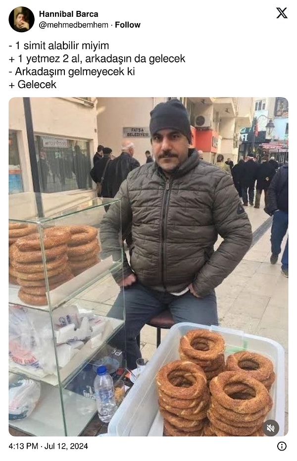 Sizi simitçilerin simitçi olmadığına inandıracak o görsel! 😂