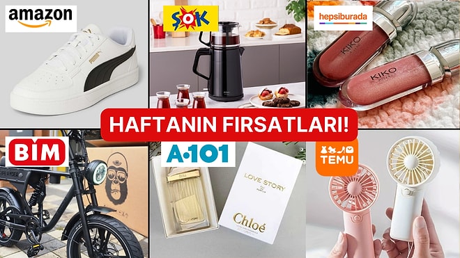 Haftanın Tüm İndirimleri Burada! Hepsiburada'dan Amazon'a Dikkat Çeken İndirimler ve Aktüel Katalogları